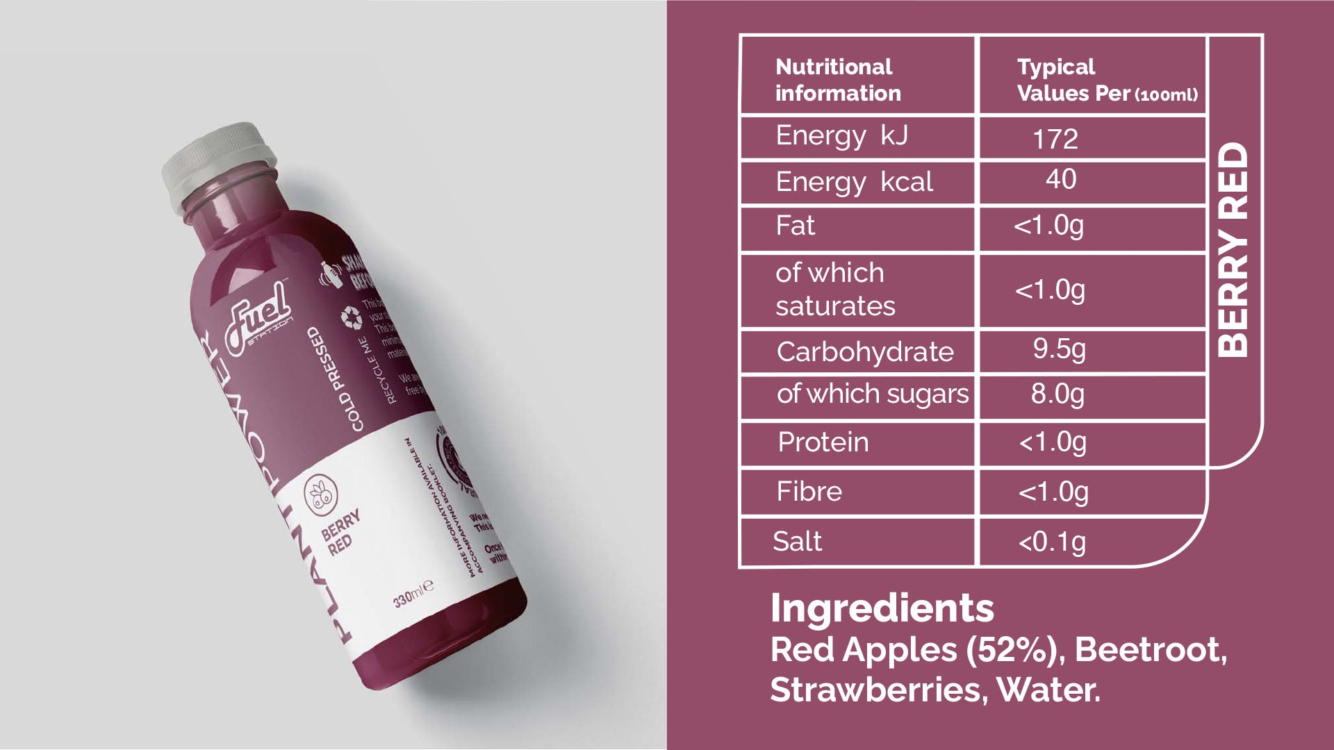 Berry Red - 330ml Juice