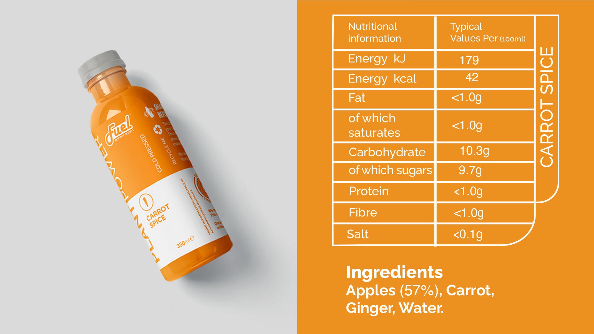 Carrot Spice 330ml Juice