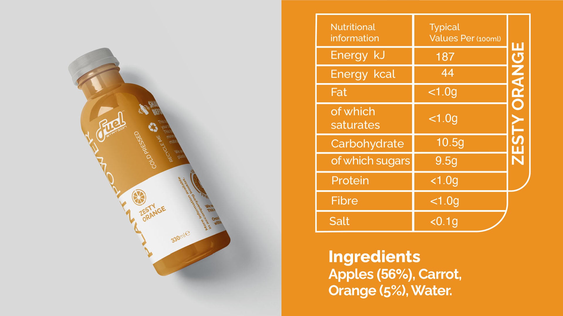 Zesty Orange - 330ml Juice